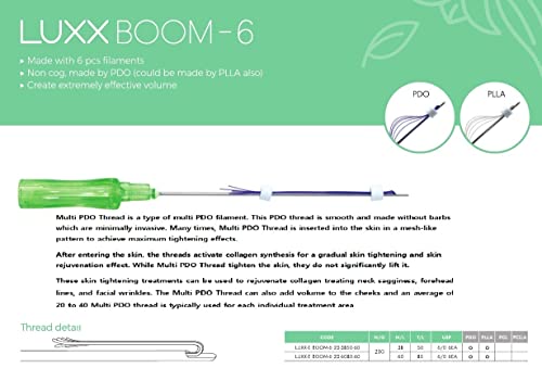 Luxx Multi PDO podizanje niti / lice/volumen / nazolabijalni nabor/njega bora / tupi Cl-tip / 20Threads/K-Beauty
