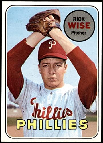 1969 TOPPS 188 Rick Wise Philadelphia Phillies NM / MT Phillies