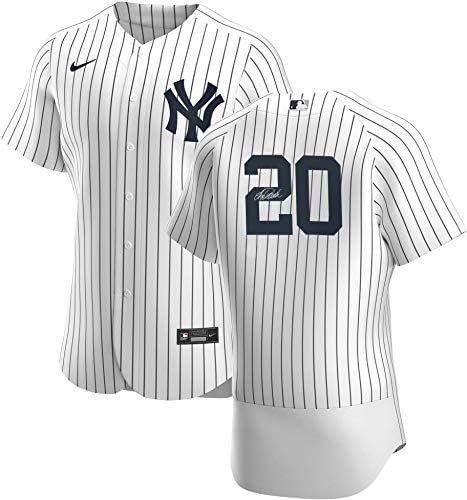 Jorge Posada New York Yankees Autografirani bijeli Nike Autentični dres - autogramirani MLB dresovi