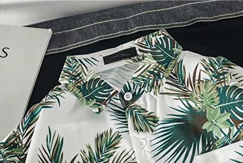 Hicolliee Crazy Hawaiian majica za muškarce Stretch Golf Majice za muškarce Svakodnevno nošenje višestruke majice haljina ljetna odjeća