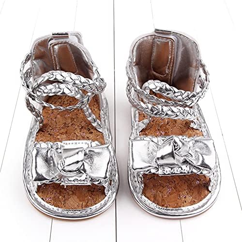 Baby Bow Summer Girls Boys meke cipele ravne neklizajuće sandale sa đonom gumene papuče za dječaka 12 mjeseci sa rukohvatima