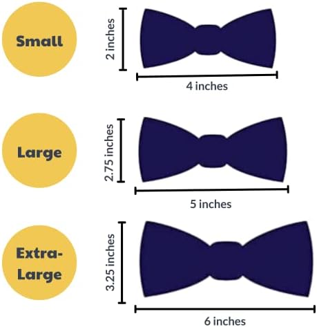 Huxley & Kent kravata za kućne ljubimce | Ja radim! | Velcro pričvršćivanje ovratnika za kravate | Zabavni luk za pse i mačke | Slatka, udobna i izdržljiva | H & K luk kravata