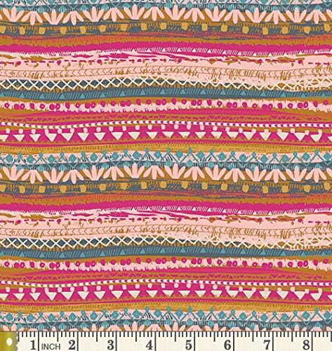 Boho Floral Fabrics for Quilting | modern Quilting Fabric Bundle with Flowers / Autumn Vibes by Maureen Cracknell / Earth Tones Fat Quarters / Half Yard Bundle | Art Gallery Fabrics