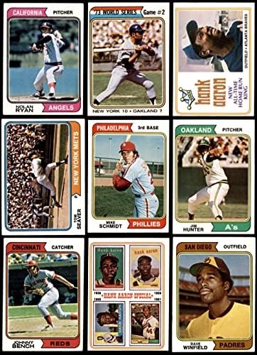 1974 TOPPS Baseball Complete Set ex