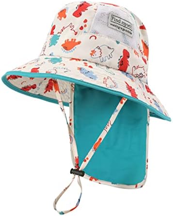 Baby / Toddler Boy Sun Hat Djevojka Ljetna kanta HATS UPF 50+ Zaštita od sunca za djecu na otvorenom plaža