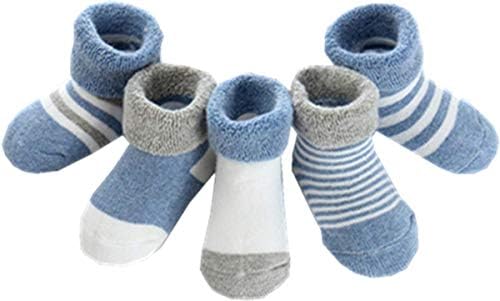 Dječje čarape za djecu 5 u 1 set tinejdžeri pletene čarape zadebljavaju jesenje i zimske dječake Djevojke
