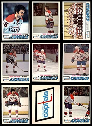 1977-78 O-pee-chee Washington Capitals u blizini Team Set Washington Capitals-Hokej Ex / MT + Capitals-Hokej