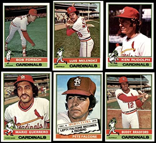 1976. TOPPS St. Louis Cardinals Team set je postavio sv. Louis Cardinals NM kardinals