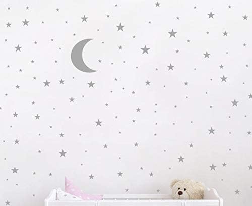 Zidna naljepnica s Mjesecom i zvijezdama Vinilna naljepnica za djecu dječak djevojčice dekoracija dječje