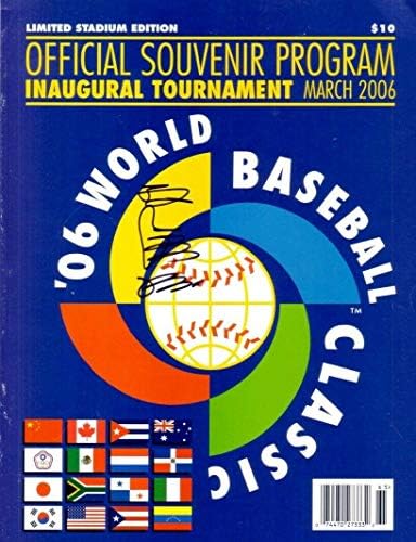 Sadaharu OH AUTOGREGED POTPISANO Autogram 2006. Svjetski bejzbol klasični program JSA - MLB autogramirani