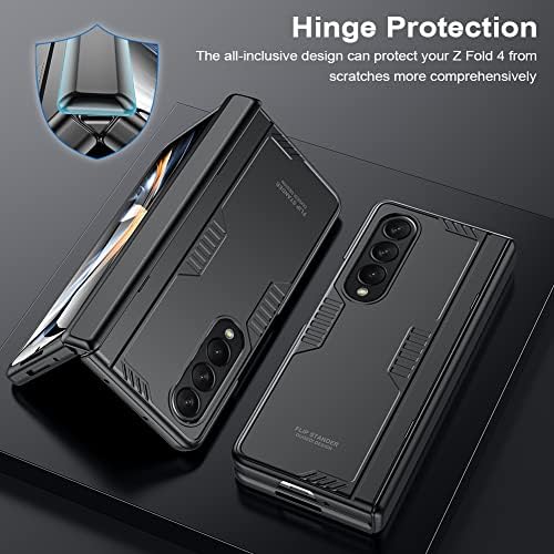 Leiau za Samsung Galaxy Fold 4 Kućište: Ugrađeni udarac u puni zaštitu šarke Čvrsta zaštitna zloz 4 telefon