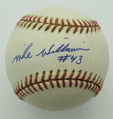 Mike Williams Pittsburgh Pirates potpisani / autogramirani OML bejzbol pass 159255 - NFL autogramirani ostali