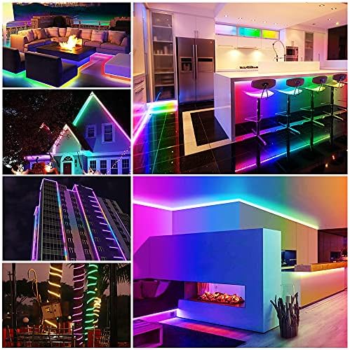 Alitove Neonske svjetla Adresable RGB LED traka WS2811 Dream Boja Rainbow Programiraj digitalni LED piksel