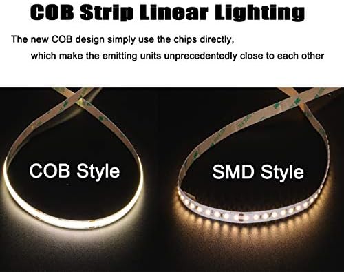 Dephen ul-popisni COB LED striptiz - 5m / 16,4ft COB LED traka 4000K 5500LM CRI 90+ LED svjetlos