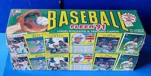 1991. Fleer bejzbol kompletan set 8 Svjetska serija i 4 pro-vizija ~ Tvornički zapečaćeni - bejzbol kompletni