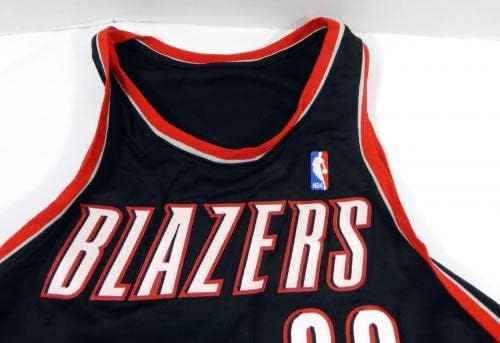 2002-03 Portland Trail Blazers Mamadou N'Diaye 33 Igra izdana Black Jersey 492 - NBA igra koja se koristi