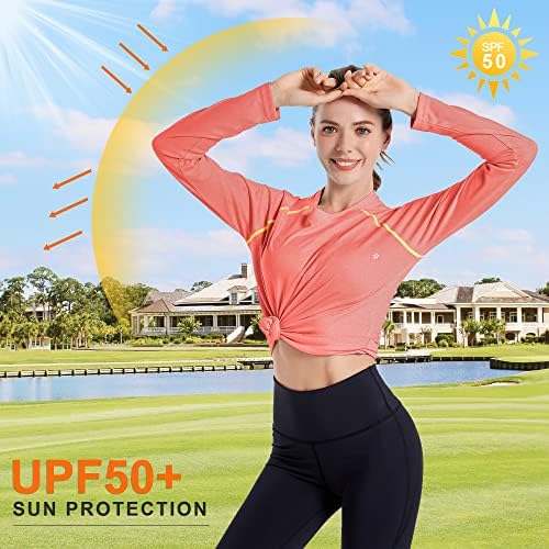 Žene upf 50+ za zaštitu od sunca s dugim rukavima SPF UV brza suhi lagana majica na otvorenom