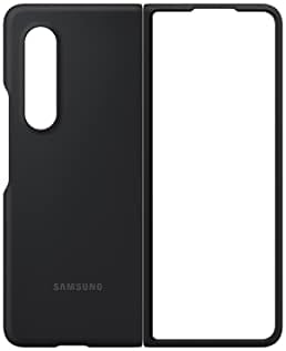 Samsung Electronics Galaxy Z Fold 3 Telefonska futrola, Silikonski zaštitni poklopac, teška dužnost, zaštitni štitnik za pametni telefon, američka verzija, crna, ef-pf926tbegus