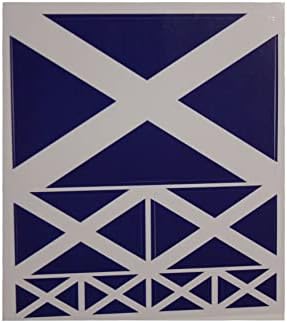 Scotland St Andrews Cross Country zastava set 7 različitih naljepnica za kolekciju veličine ... Novo u paketu