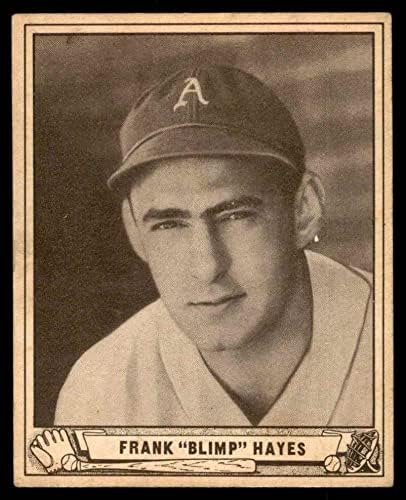 1940. Igrajte loptu 24 Frank 'Blimp' Hayes Philadelphia Atletics VG Atletics