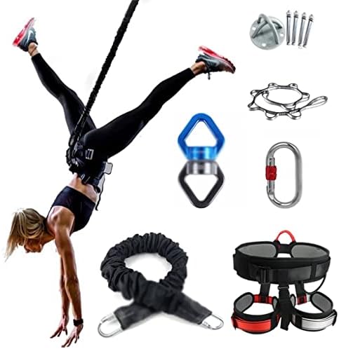 DLOETT Bungee Dance flying Suspension Rope Antenial Anti-Yoga Cord Resistance Band Set trening Fitnes oprema