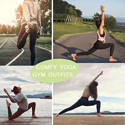 XGXL meke rastezljive helanke za žene - hulahopke visokog struka za kontrolu stomaka Yoga pantalone za trening