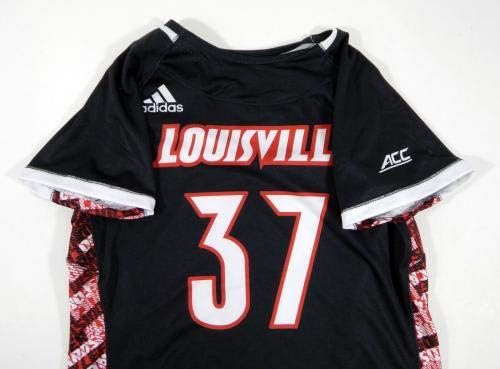 Žene UNI iz Louisville Cardinals 37 Igra Rabljeni Black Jersey Lacrosse M DP03665 - Koledž rabljeno