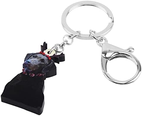 Douba akril labrador kajni lanci za pseće ključeve prstenaste torbice za automobilski torbica novčanik privjesnika