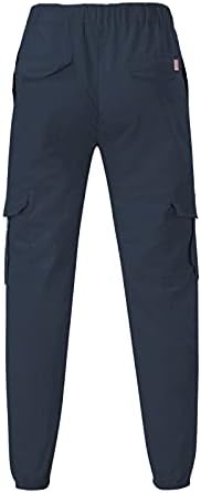 Matchstick Tergo hlače Tajice Color Hlače, Ležerne prilike multipechip muške pantalone Cargo Solid Muške