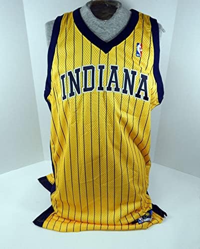 2004-05 Indiana Pacers Blank Game Izdate Gold Jersey 46 DP31852 - NBA igra koja se koristi