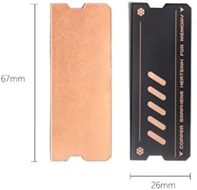 Sardfxul Notebook Memory Copper Graphene hladnjaka za hlađenje za DDR4 / 5 memorije High performance Memorijski