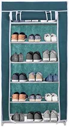 BDMP stalak za spremanje cipela s krpom, 6 sloj višenamjenski stalak za skladištenje za knjige, krpa, igračke, cipele