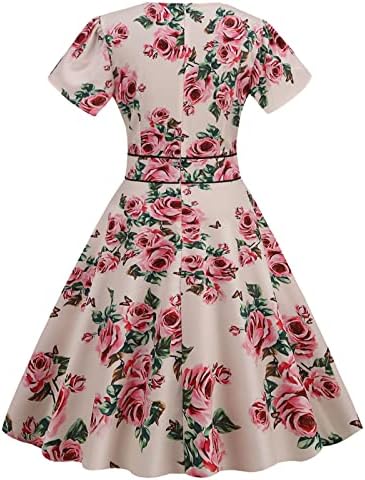 Twgone haljine za žene 1940s koktel haljine ljuljačke čajne haljine Rockinly haljine