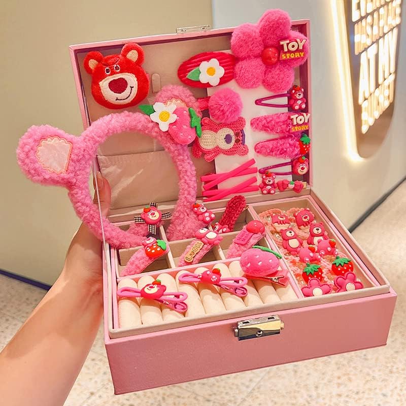 Amaois Childrov dodaci za kosu Box poklon za princeze djevojke Novogodišnje poklon kutija za bebe za kosu