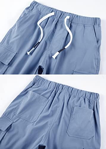 Vtualool Teretne kratke hlače za žene Ležerne prilike opuštene udobne šorc sa više džepova