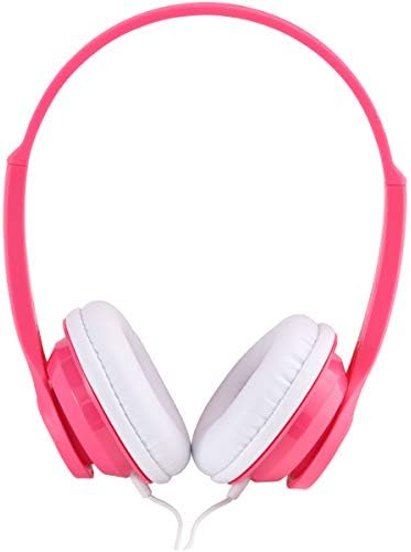 Slušalice na ušima za pametne telefone, stereo uređaje i računare Fuchsia Svestrani dizajn - ružičasta