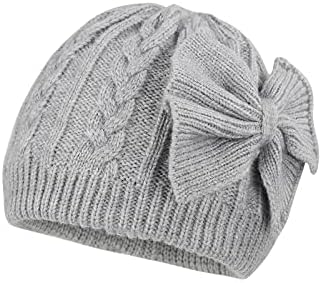 Century Star Newborn Hats Winter Pleted Bow šešir pamučne obložene kape za dojenčad Toddler Girls Hat Girl