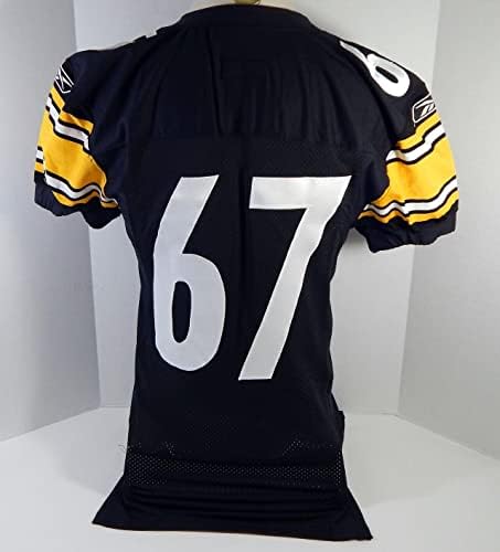 2004 Pittsburgh Steelers 67 Igra izdana Black Jersey 44 DP21354 - Neintred NFL igra Rabljeni dresovi