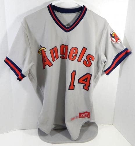 1986 Palm Springs Angels 14 Igra Polovni sivi dres 42 DP23968 - Igra Polovni MLB dresovi