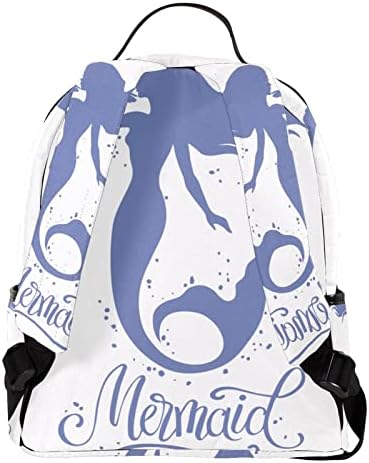 VBFOFBV ruksak za ženske pantalonske ruksak za laptop Travel Casual torba, ljubičasta prekrasna sirena