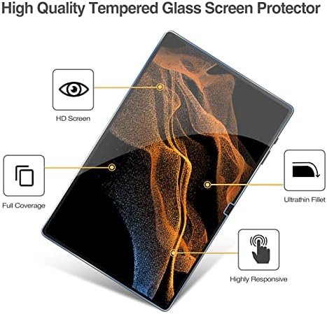 ProCase 2 Pakovanje Galaxy Tab S8 Ultra 14,6 inča 2022 zaštitnik ekrana X900 X906, zaštita od kaljenog stakla