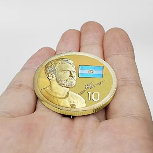 Argentina Football Superstar Messi Medal Fudbalet Novčana nagrada NOOLDEN Boot br. 10 Messi srebrni novčić