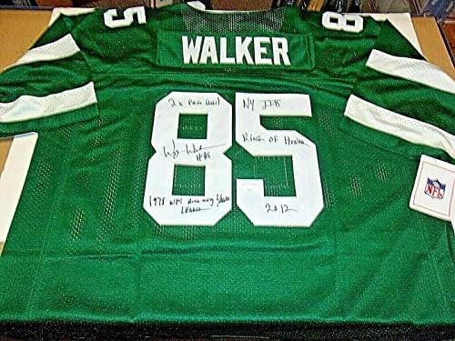 Wesley Walker New York Jets HOF 2012 JSA / COA potpisana dres Mitchell & Ness - autogramirani NFL dresovi