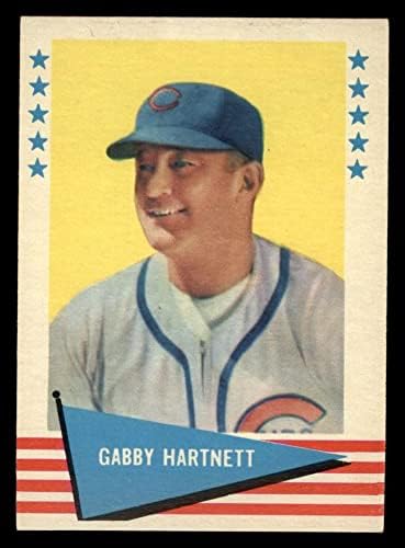 1961. Fleer 41 Gabby Hartnett Chicago Cubs Ex / MT MUBI