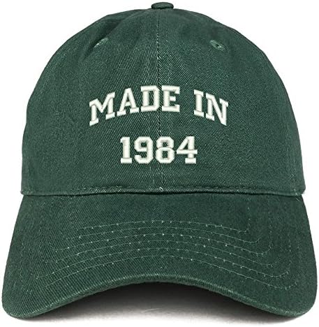 Trendy prodavnica odjeće izrađena 1984. tekst vezena kapa od brušenog pamuka za 39. rođendan