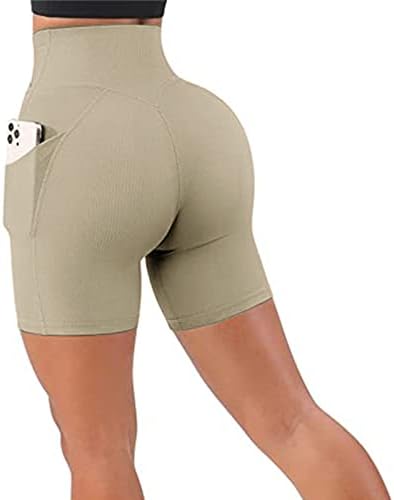 Biciklističke gaćice za žene High Squik Tummy Control Ljeto Ležerne prilike Teretane Atletski kratke hlače