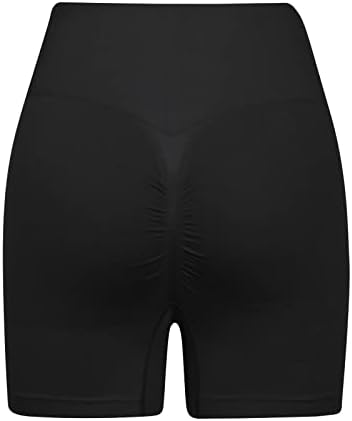 Bikerske kratke hlače Žene High Shares Scrts Scrich Butt Butt Dizalice Stretch Comfy Casual Hotsa Tenis