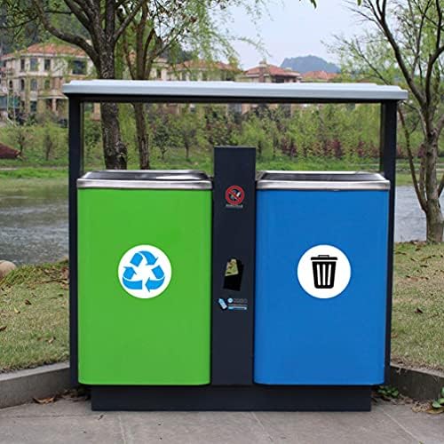 Nuobesty 1 set od 6 listova Recikliranje znakova za recikliranje naljepnica za reciklažu za smeće naljepnice