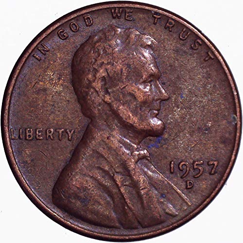 1957 d Lincoln pšenica Cent 1c vrlo dobro