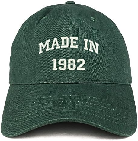 Trendy prodavnica odjeće izrađena 1982. tekst vezena kapa od 41. rođendana od brušenog pamuka